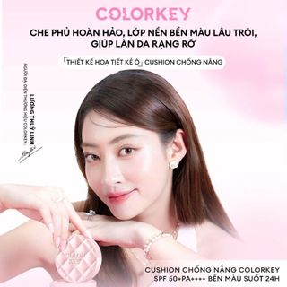 [Y365] Cushion Chống Nắng COLORKEY - Long Lasting Flawless Brightening - Mỏng Nhẹ, Lâu Trôi, Nâng Tone, Dưỡng Sáng 11g