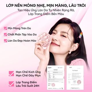 [Y365] Cushion Chống Nắng COLORKEY - Long Lasting Flawless Brightening - Mỏng Nhẹ, Lâu Trôi, Nâng Tone, Dưỡng Sáng 11g