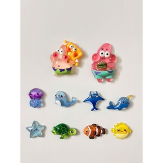 Set Charm SpongeBob & Patrick Bọt biển cute - Tổng hợp 22 mẫu Hot - MS16- Có bán lẻ set