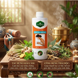 Tinh dầu xông Thảo Nguyên giải cảm, thải độc ngừa bệnh lây qua đường hô hấp (500ml