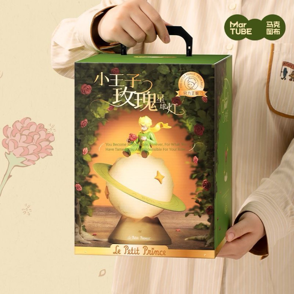 Bộ quà tặng đèn hành tinh thiên thần hoa hồng Hoàng Tử Bé. Quà tặng cao cấp ý nghĩa