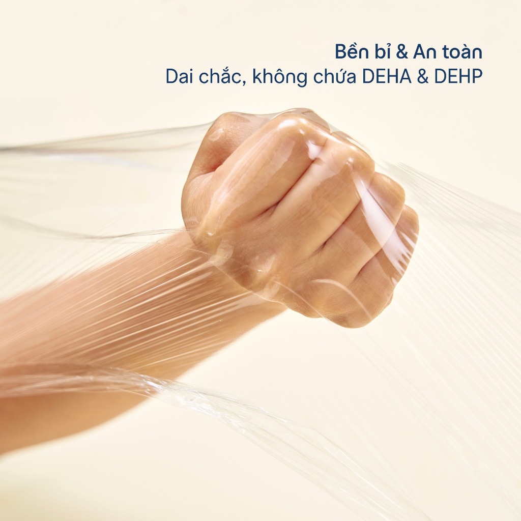 [MỚI] Màng bọc thực phẩm PE KACHI Inochi chịu nhiệt dưới 100*C, bảo quản tốt ngon thịt cá rau củ, ngăn mùi & vi khuẩn