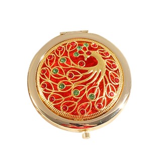 Gương Trang Điểm Mini Gấp Gọn cầm tay, gương gấp gọn  2 Mặt Kim Tuyến Lấp Lánh – Nhỏ Gọn, Tiện Lợi, Siêu Xinh