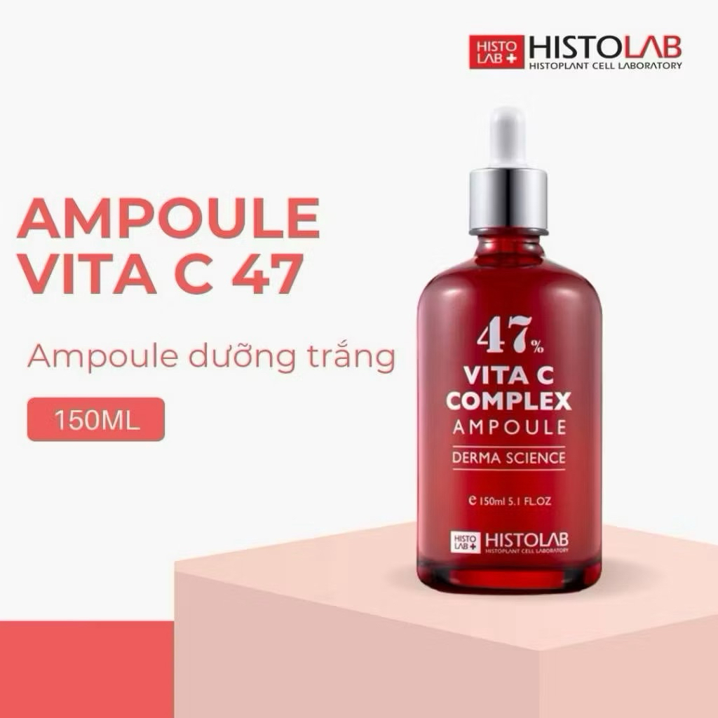 Serum Dưỡng Trắng Da HISTOLAB Vita C Complex Ampoule 47% 50ml/lọ - hạn 2028 HQ serum vitamin C histolab  IS313