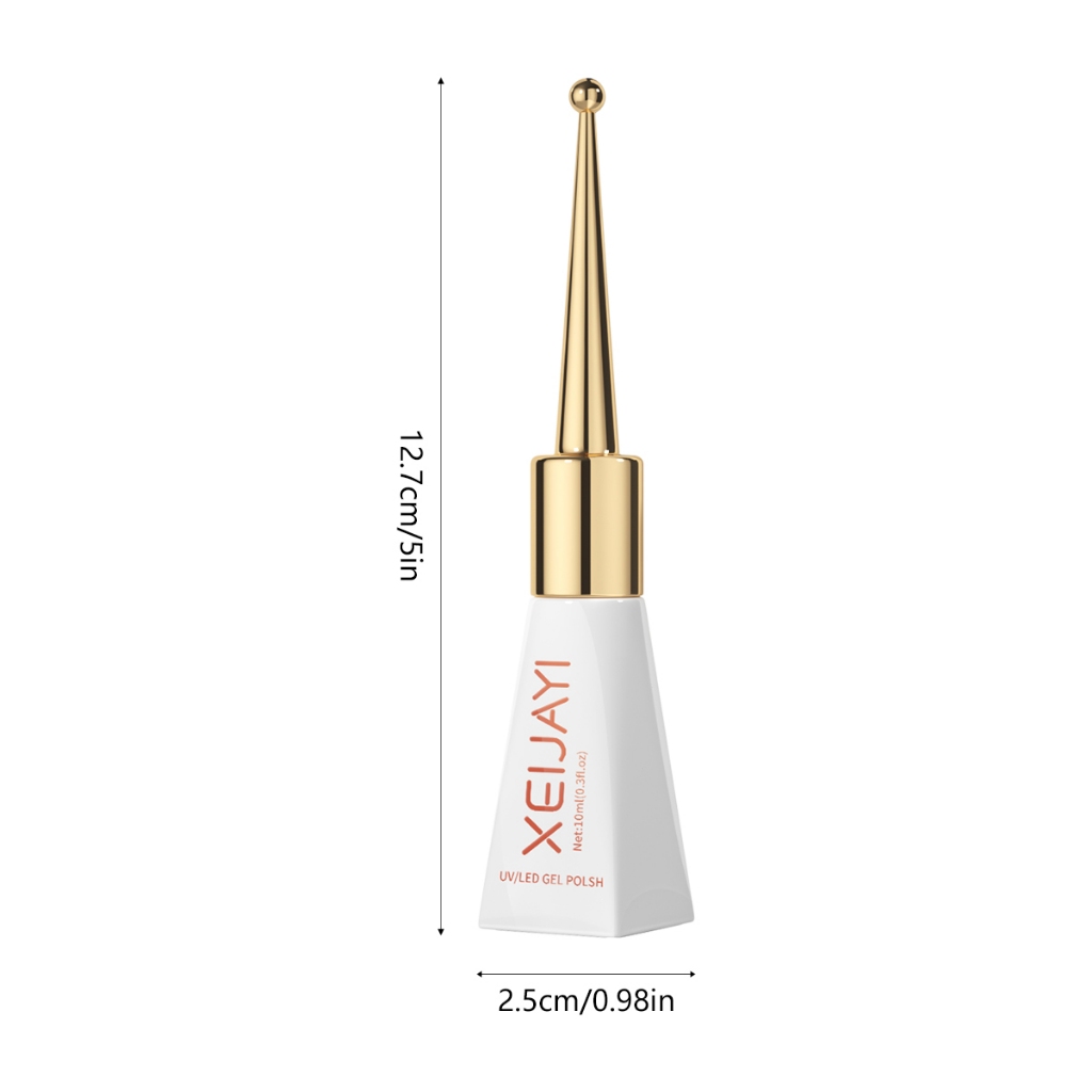 XEIJAYI 10ml - Sơn móng tay dạng gel màu vàng nhạt, màu sắc dễ thương và tươi tắn, hoàn hảo cho nghệ thuật vẽ móng.