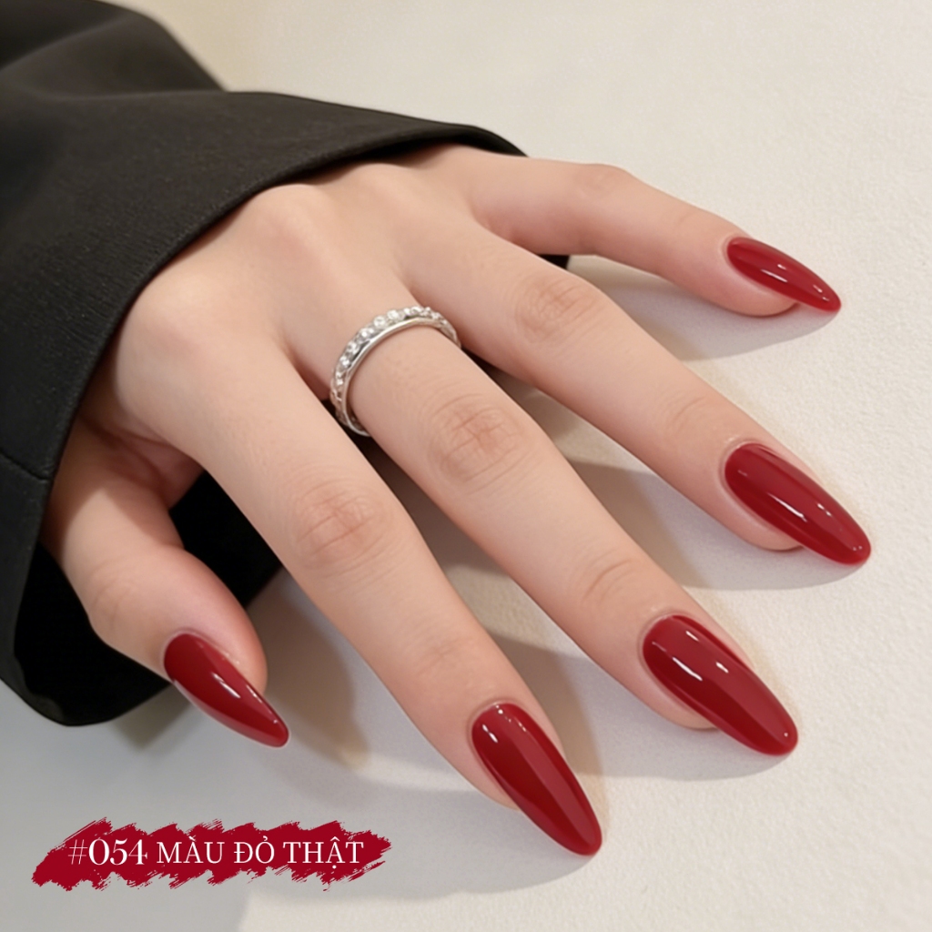 XEIJAYI 10ml - Sơn móng tay dạng gel màu đỏ cổ điển, phù hợp cho salon và mọi tông da.