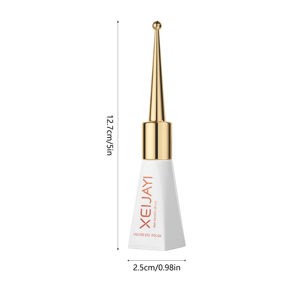 XEIJAYI 10ml - Sơn móng tay dạng gel màu đỏ cổ điển, phù hợp cho salon và mọi tông da.