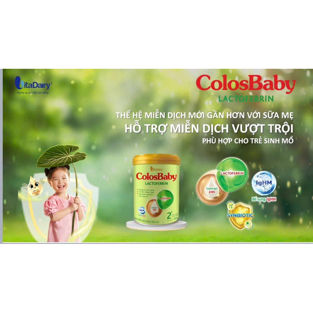 Colosbaby Lactoferrin dành cho trẻ sinh mổ Siêu phẩm mới của nhà Vitadairy  Mến mới mẹ tham khảo bảng thành phần 🥰🥰