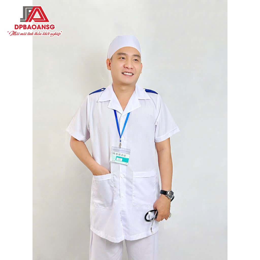 Áo Blouse Sinh Viên Có Cầu Vai Màu Xanh – Đủ Form Nam Nữ, Mặc Đi Học & Thực Tập