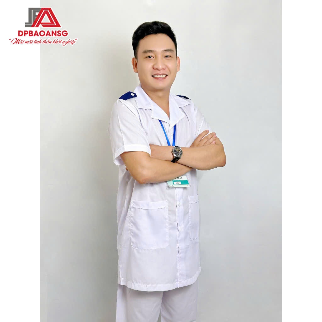 Áo Blouse Sinh Viên Có Cầu Vai Màu Xanh – Đủ Form Nam Nữ, Mặc Đi Học & Thực Tập