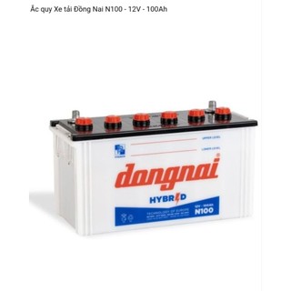 Bình ắc quy nước 12v hybryd đồng nai N100 | 12V - 100ah ( tặng acid châm bình )