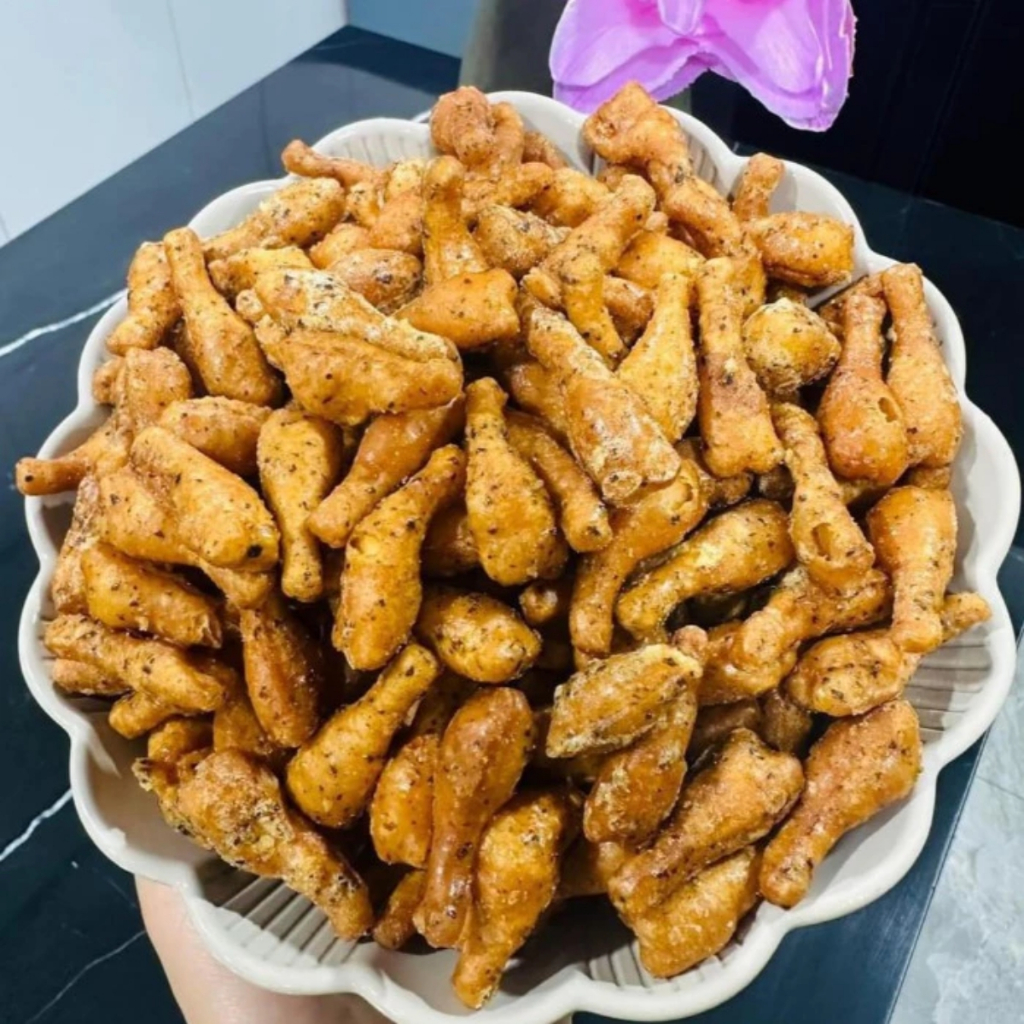 Bánh Quẩy Đùi Gà Rong Biển Thơm Ngon Giòn Tan, Quẩy Đùi Gà Snack Ăn Vặt - Tiệm Ăn Vặt DuDu