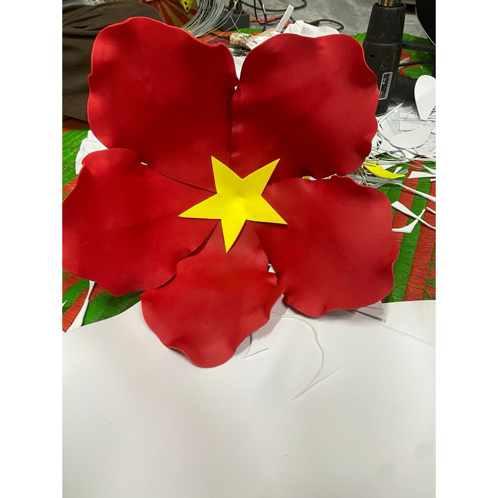 Phên tre uốn dẻo trang trí Decor lễ 30/4 – 1/5 | Decor quán cafe, sự kiện