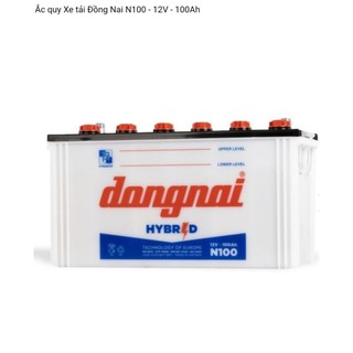Bình ắc quy nước 12v hybryd đồng nai N100 | 12V - 100ah ( tặng acid châm bình )