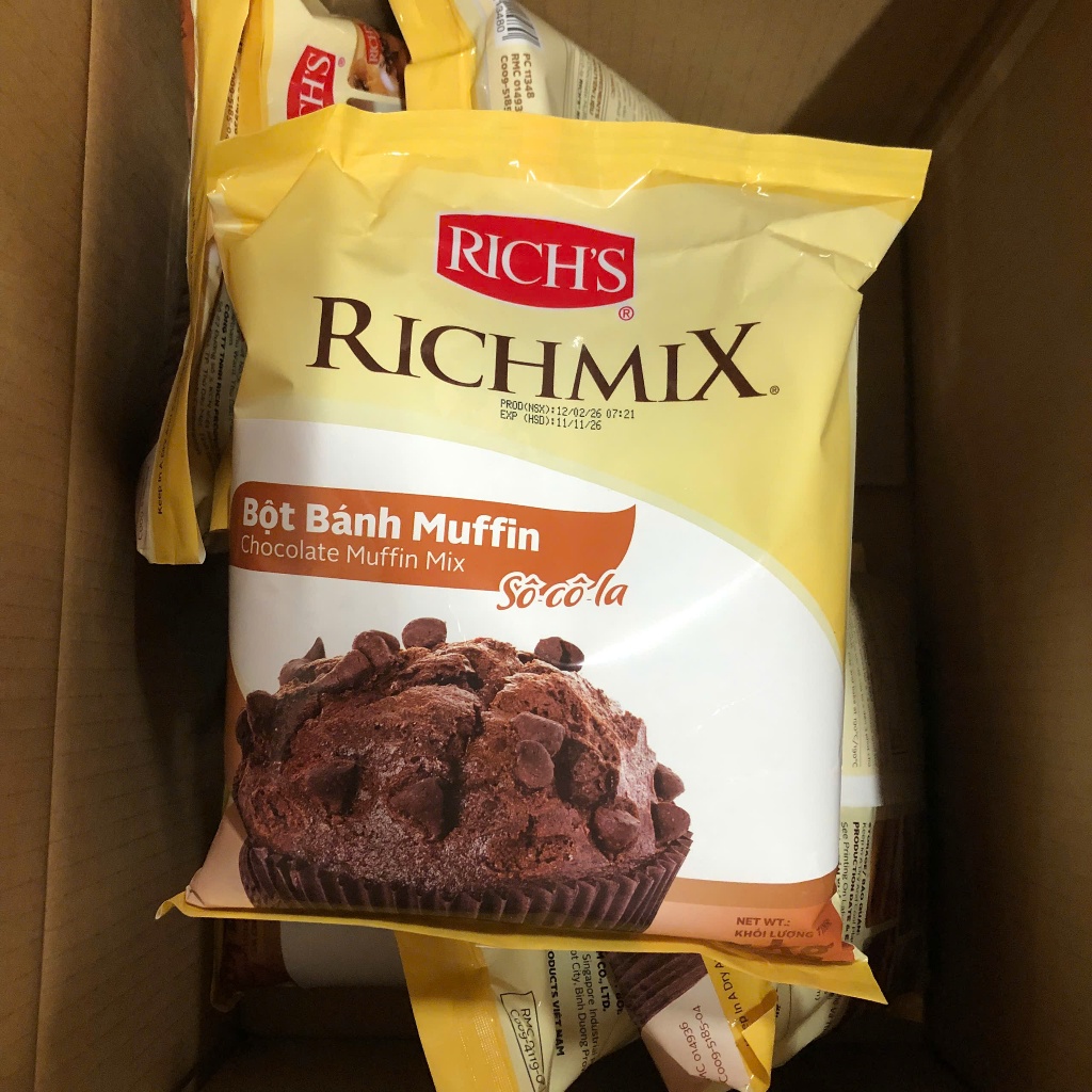 Bột Bánh Muffin So-co-la Rich's Richmix (1kg)
