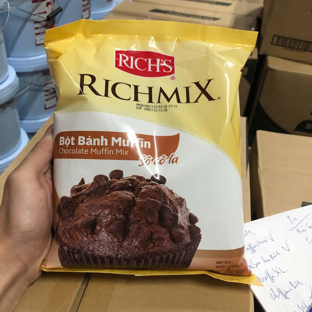 Bột Bánh Muffin So-co-la Rich's Richmix (1kg)