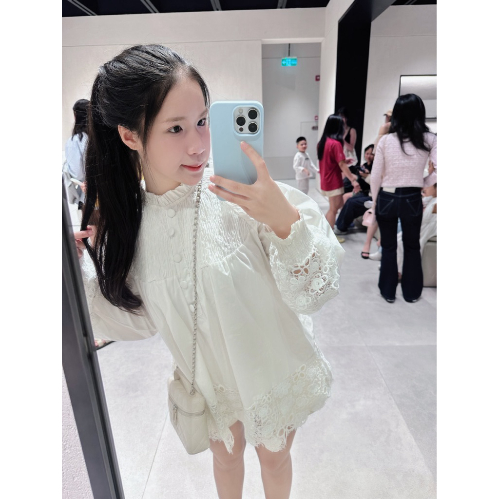 THUYDUONGZOO - ÁO VÁY SƠ MI BABYDOLL  REN THÔ TIỂU THƯ