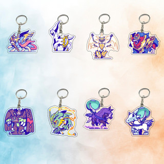 Móc Khóa Mica Keychain ART Pokemon 1 Dễ Thương phụ kiện trang trí chibi dễ thương(MKAP)