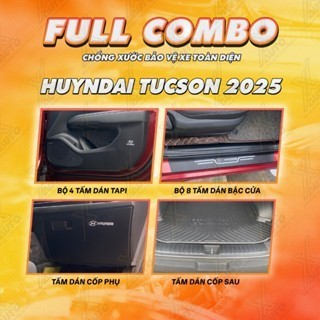 Full bộ 14 tấm dán chống xước Tapli cánh cửa xe, bậc cửa xe, cốp phụ, cốp sau xe ô tô - Chất liệu da carbon cao cấp