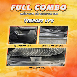 Full bộ 14 tấm dán chống xước Tapli cánh cửa xe, bậc cửa xe, cốp phụ, cốp sau xe ô tô - Chất liệu da carbon cao cấp