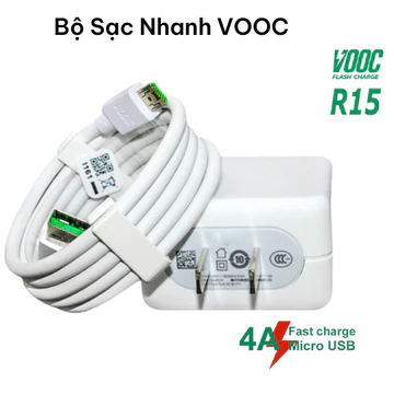 Bộ sạc nhanh , siêu nhanh VOOC 20W R17 Type C Micro Dây sạc oppo Cáp sạc nhanh Bảo hành 6 tháng TDT -S05