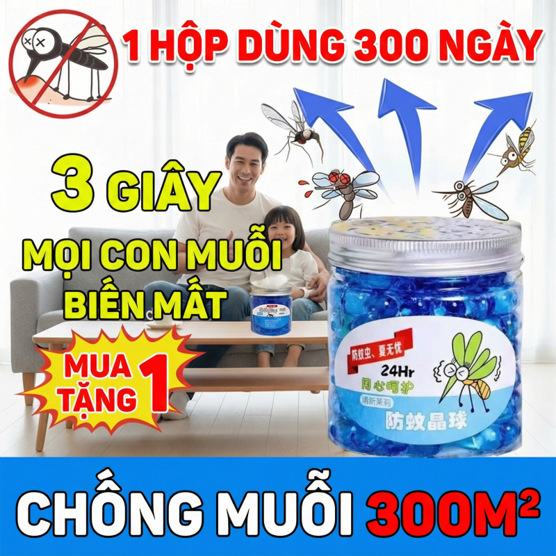 🦟 Tươi mát, không còn muỗi 🦟Mua 1 tặng 1 gel đuổi muỗi đuổi muỗi trong phòng chỉ cần thêm nước sử dụng không giới hạn