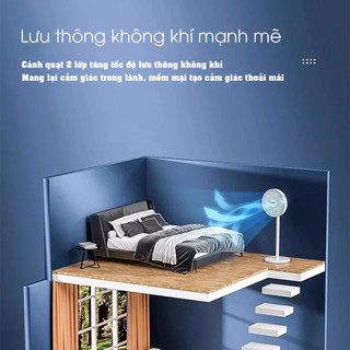 Quạt Điện Đứng MI SAST FD-271 Độ Ồn Thấp , Kèm Điều Khiển Từ Xa - Quạt Cây Đứng Điều Khiển Từ Xa Lưu Lượng Gió Lớn