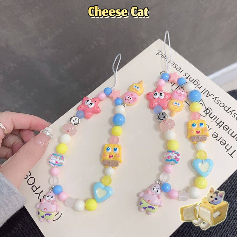 Dây chuỗi điện thoại di động Ngôi sao miếng bọt biển hoạt hình dễ thương con chống thất lạc máy ảnh/CDD/chai nước/dây