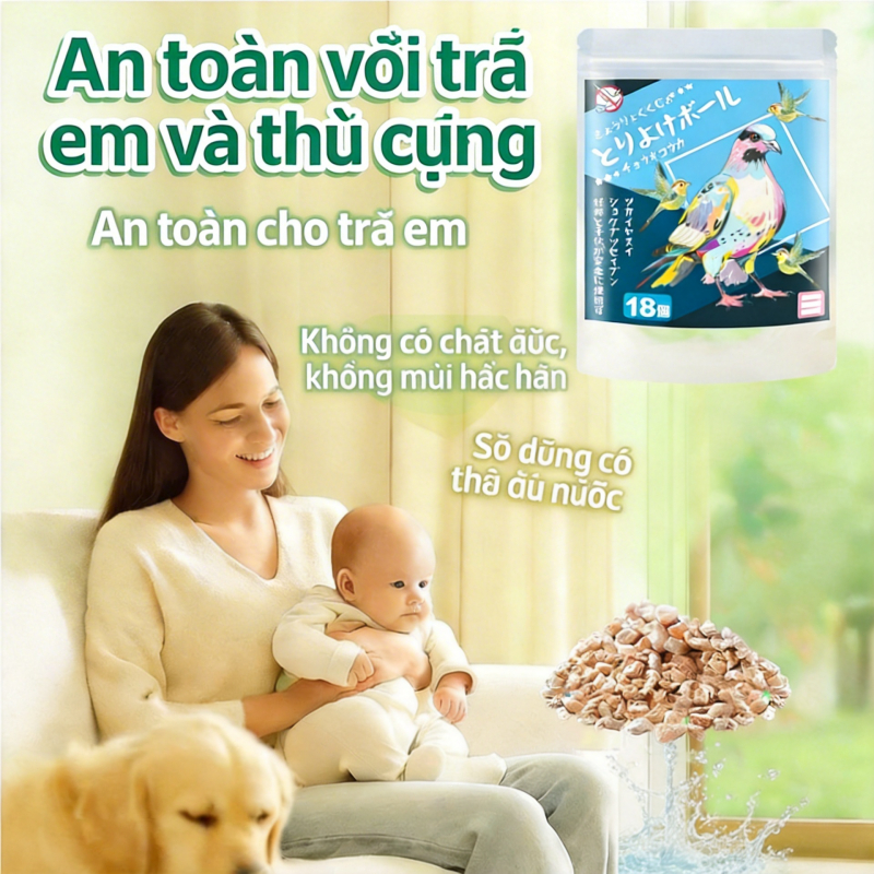 ❗Mùi mà chim không thích❗máy đuổi chim đuổi chim đuổi chim bồ câu đuổi chim sẻ 18 viên/túi Mùi tự nhiên