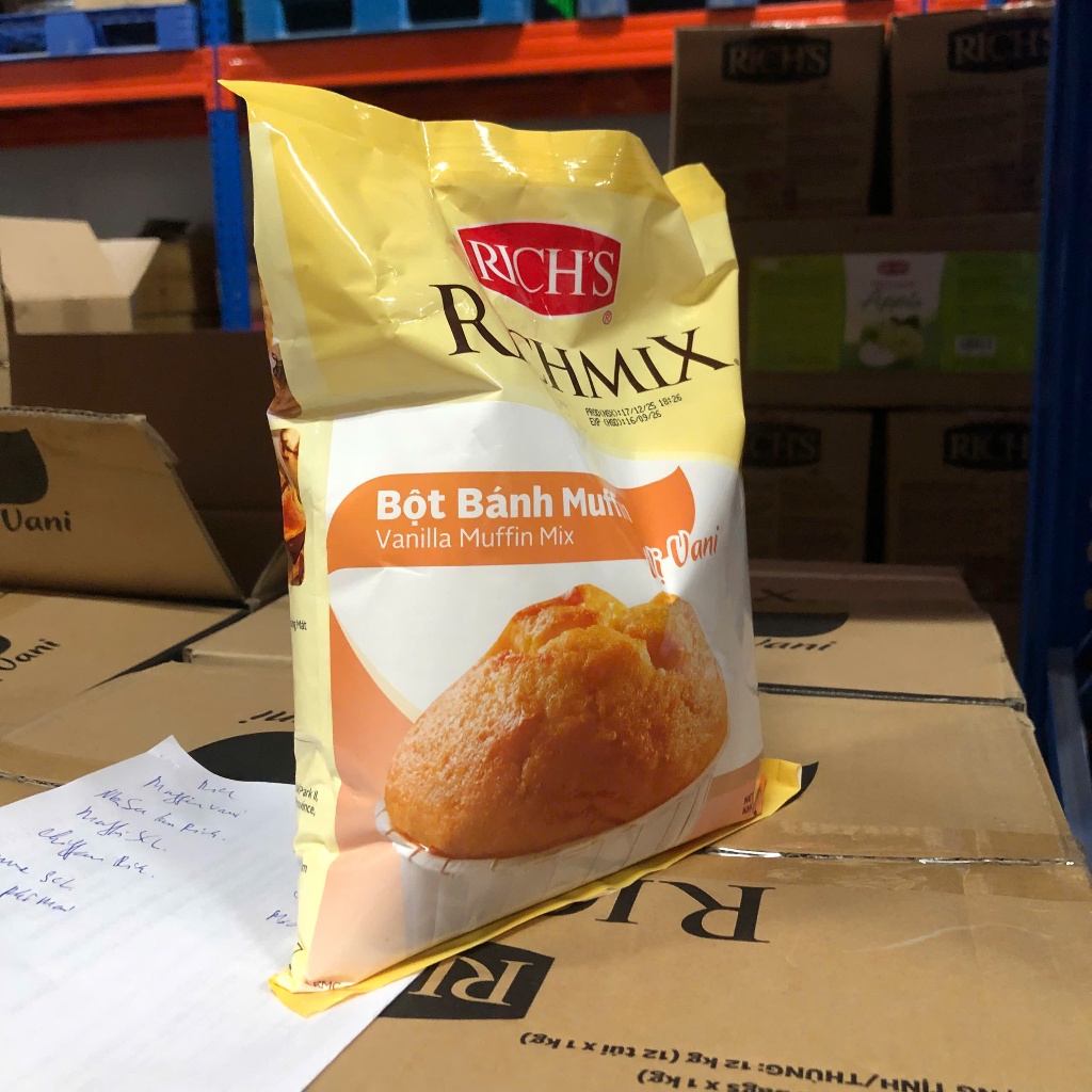 Bột Bánh Muffin Vị Vani Rich's Richmix (1kg)