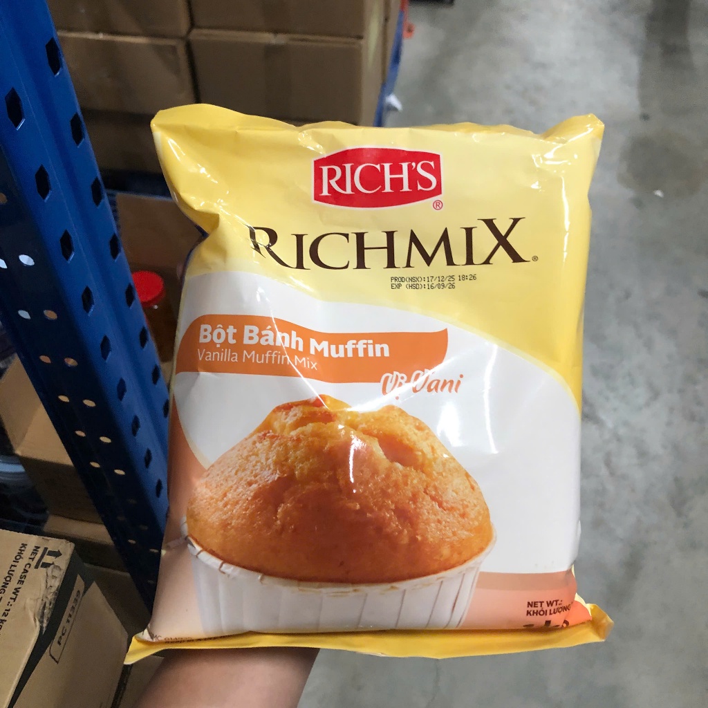 Bột Bánh Muffin Vị Vani Rich's Richmix (1kg)
