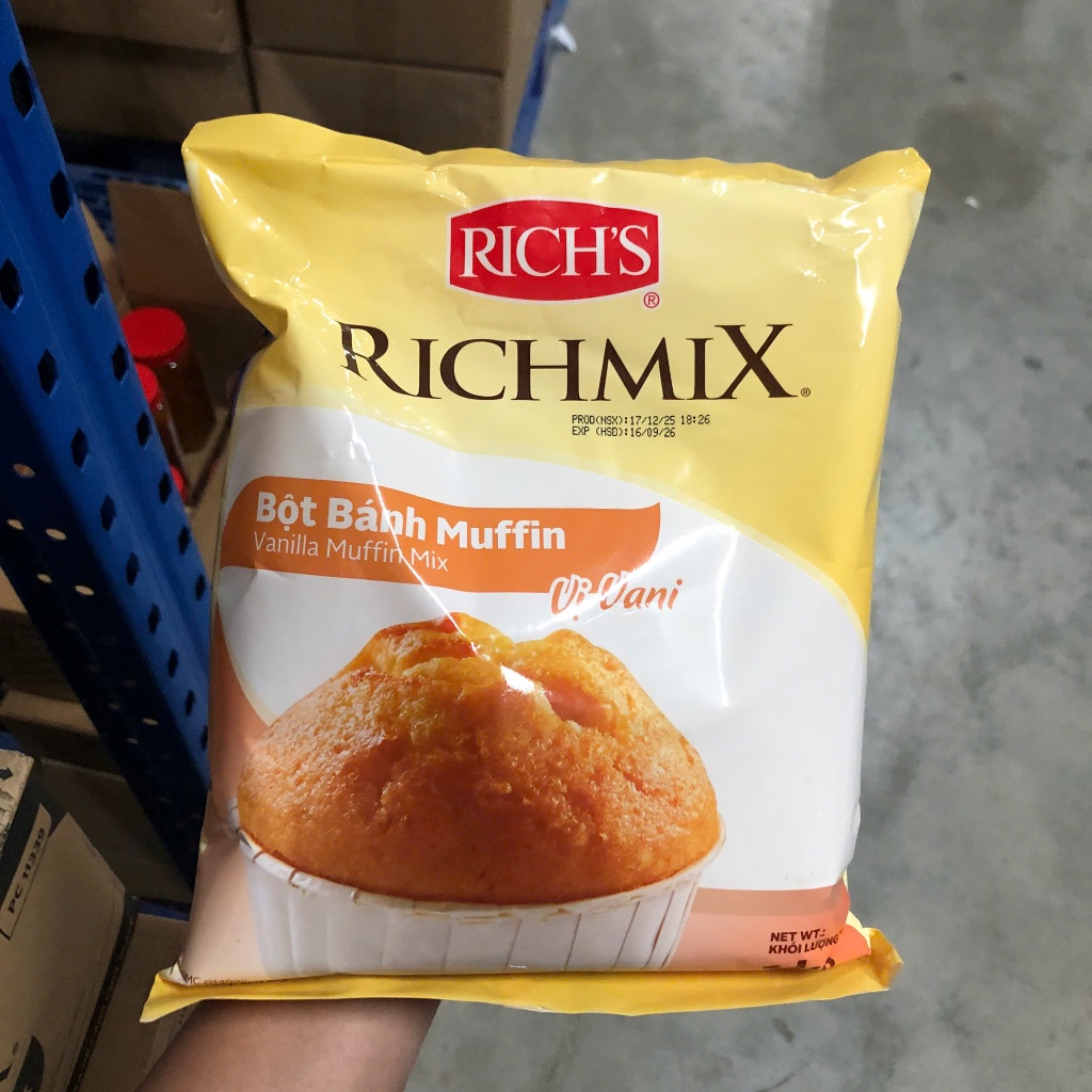 Bột Bánh Muffin Vị Vani Rich's Richmix (1kg)