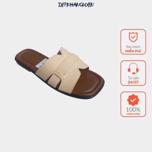 Dép Nữ Quai 3 Chân Thời Trang – Dép Lê Nữ Đế Bệt Êm Chân Chống Trượt