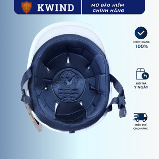 Nón bảo hiểm nửa đầu dáng cá heo đạt chuẩn SUNDY, an toàn, phong cách, freesize từ 55-59cm