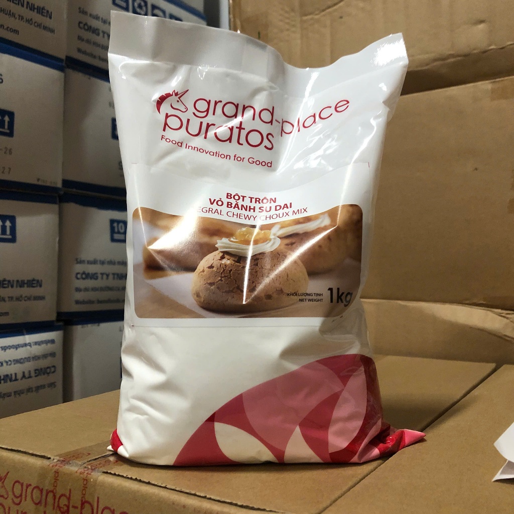 Vỏ su dai - Bột trộn sẵn vỏ bánh su dai Puratos gói 1kg