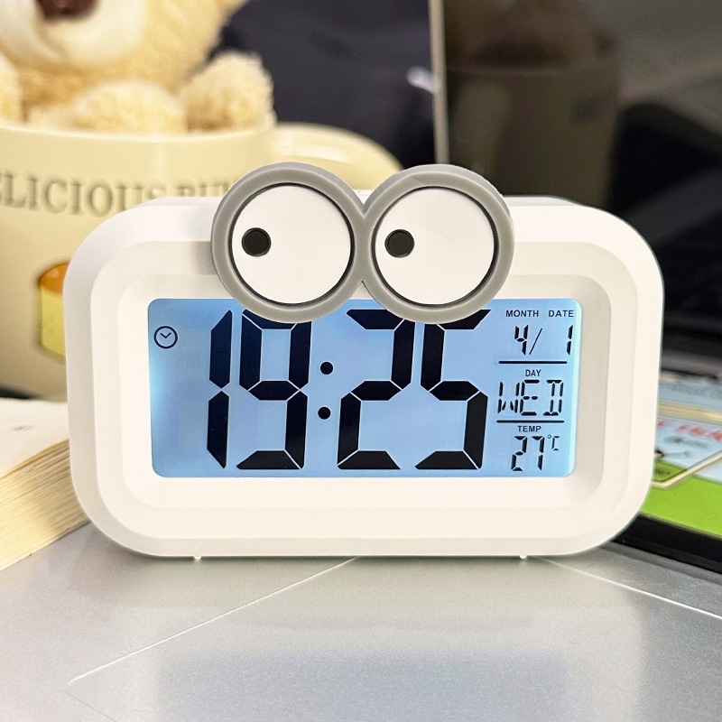 Đồng Hồ Báo Thức LED Để Bàn Họa Tiết Hoạt Hình Dễ Thương Tặng Kèm Pin Mun Store DHLED538