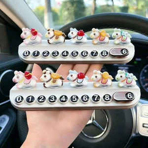 BẢNG GHI SỐ ĐIỆN THOẠI TRÊN Ô TÔ HÌNH NGỰA DỄ THƯƠNG