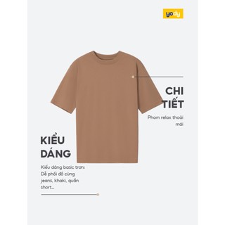[BST THE NEW T-MATE] Áo thun T-shirt Nam YODY dáng slimfit cơ bản, vải cotton mềm mại MCTS25S008