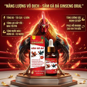 Sâm Nuôi Gà Đá Tăng Lực Chiến Kê, Giúp Gà Mau Lên Bo, Hừng Gà, Chống Stress Phục Hồi Nhanh