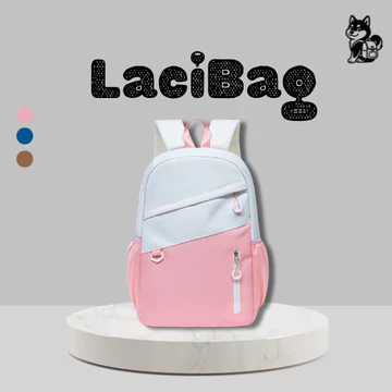 Balo Nam Nữ trẻ trung năng dộng, Balo Lacibag, Balo 2 màu, Balo đi học, Balo đi làm, Balo du lịch, BL12