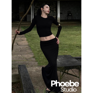 (Bigsize S-2XL) Chân Váy Dài Co Dãn Dáng Suông Chất Thun Mịn  -  Phoebe Studio [VAY000008]