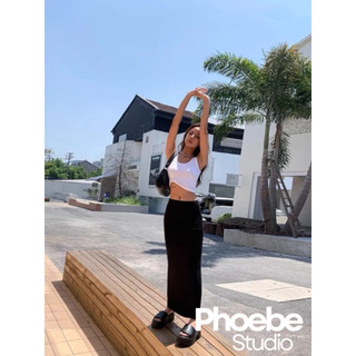 (Bigsize S-2XL) Chân Váy Dài Co Dãn Dáng Suông Chất Thun Mịn  -  Phoebe Studio [VAY000008]