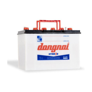 Bình ắc quy nước 12v Hybrid đồng nai N85 - 12V 85ah (tặng acid châm bình)