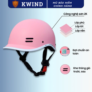 Nón cá heo nửa đầu chính hãng SUNDY, an toàn, dễ thương, freesize 55-59cm, phù hợp nam, nữ