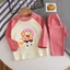 🌸 ĐỒ BỘ BÉ GÁI DÀI TAY GÂN MỀM MỊN – HÌNH DỄ THƯƠNG 🌸 DG584