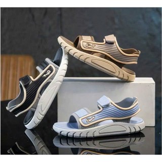 Mới sz 26-35 Dép Quai Hậu Cao Su Mềm Quai Dán Năng Động Cho Bé Trai K004