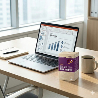 Viên uống bổ gan Make Me MILK THISTLE Daesang Wellife Hàn Quốc hộp 30 viên