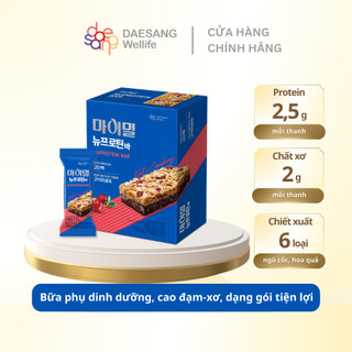 Bánh ngũ cốc bổ sung protein Wellife Mymeal NuProtein bar hộp 12 gói