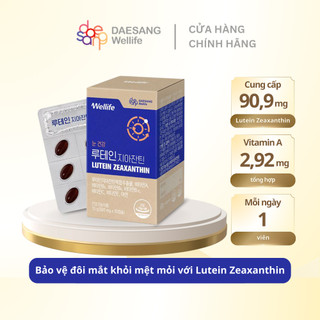 Thực phẩm bảo vệ sức khỏe LUTEIN ZEAXANTHIN DAESANG WELLIFE 30 viên/hộp hỗ trợ sức khỏe mắt