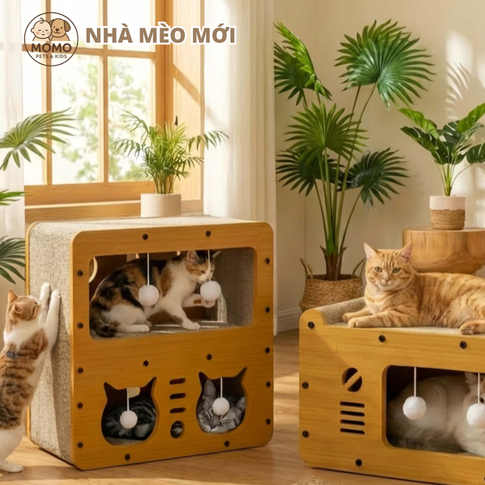 (CÓ HỎA TỐC ) Đồ Chơi Mèo – Hộp Lấy Bóng Thông Minh, Giải Trí & Tăng Hoạt Động, Kèm Bóng Chuông